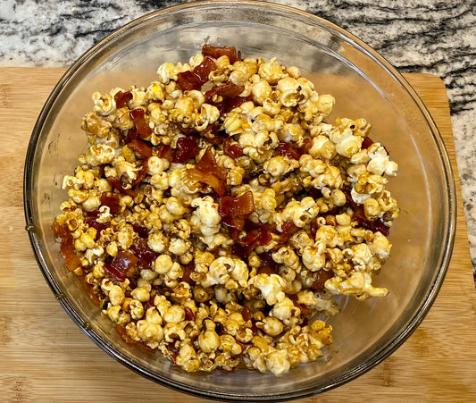 Caramel Popcorn with Bacon