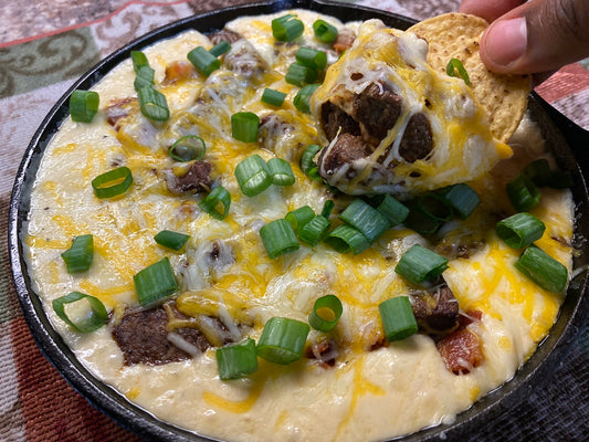 Three Cheese Steak Dip