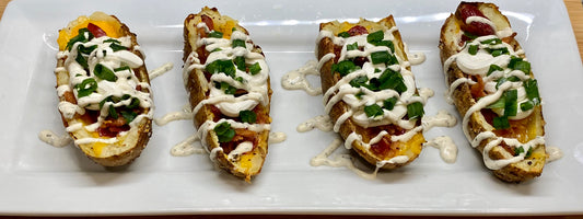 Crispy Cheesy Potato Skins