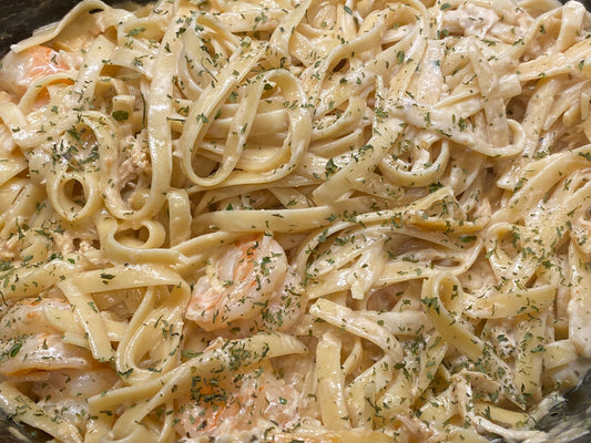 Chicken & Shrimp Fettuccine